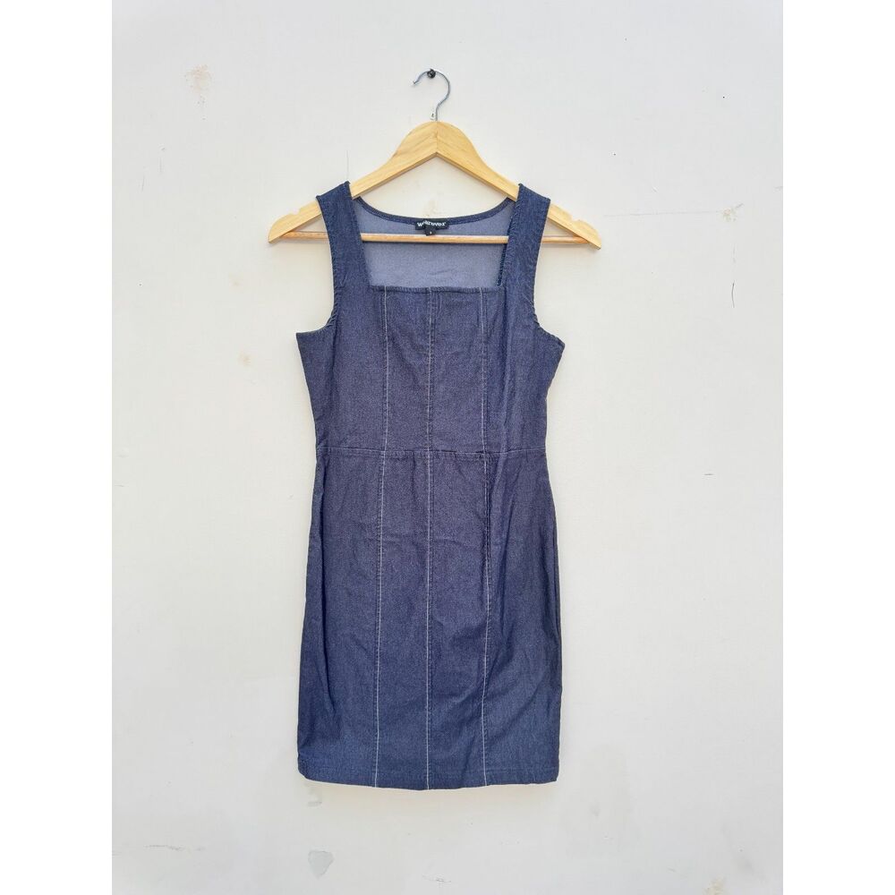 J.Jill Wearever Collection Denim-Look Sleeveless Midi Dress Size Small